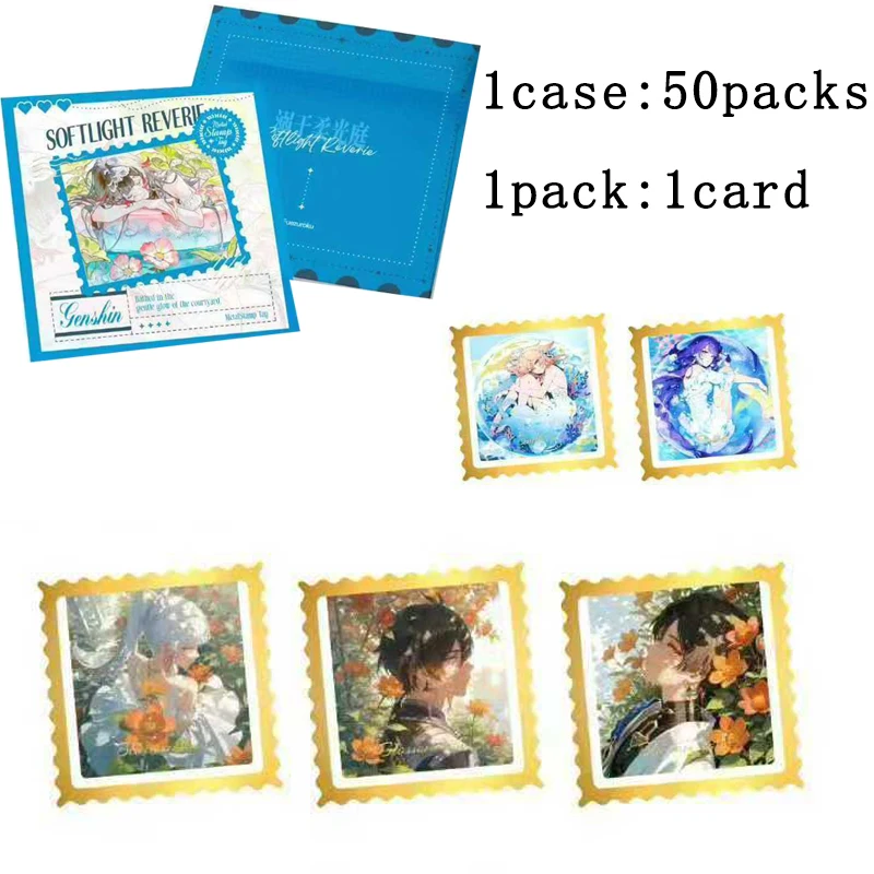 

Original Fuhui Genshin Impact Collection Card Metal Stamp Bookmark Wave4 Raiden Shogun Keqing Collector‘s Gift