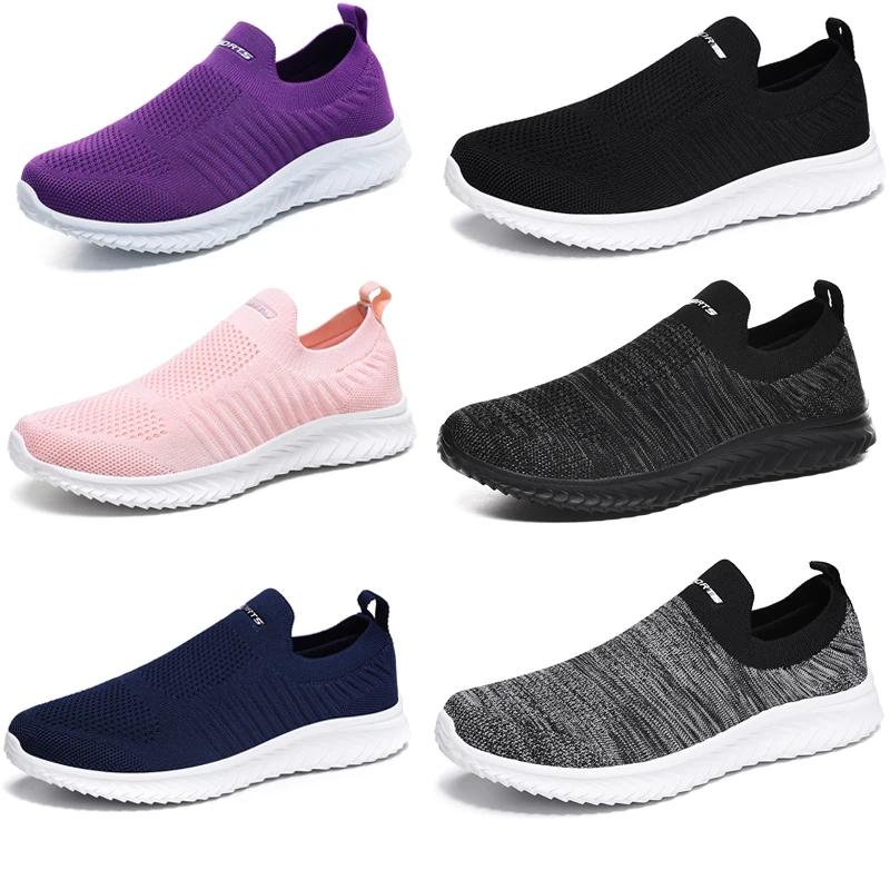 

Men Shoes Sneakers Breathable Mesh Slip on Running Shoes Outdoor Non-Slip Jogging Training Hiking Sports Shoes Women Walking New