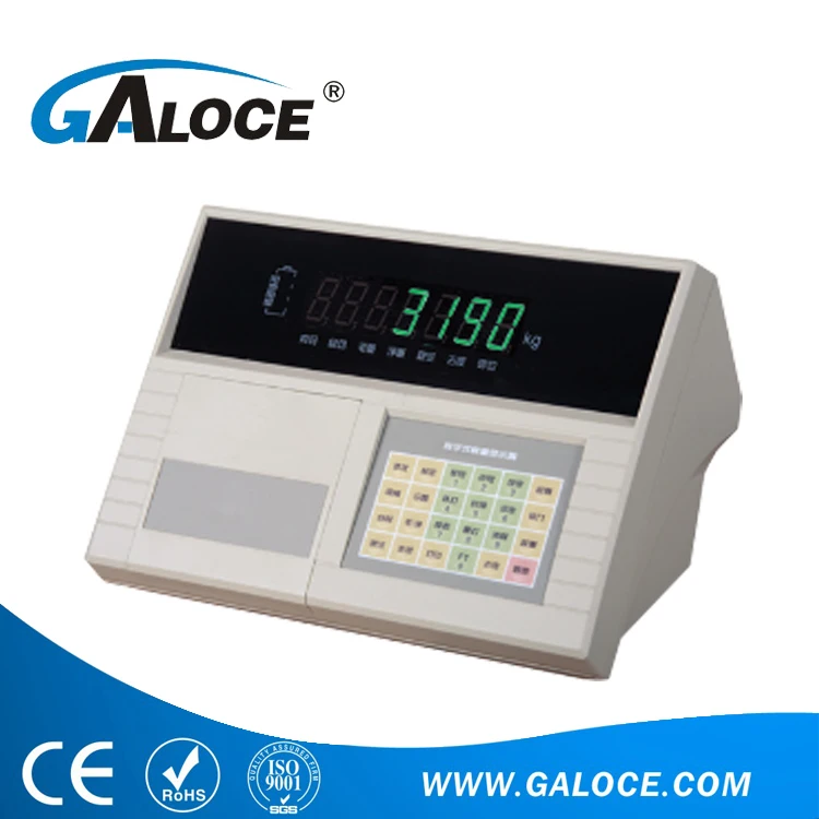 Indicador de peso digital de balança de piso GSI102 12V