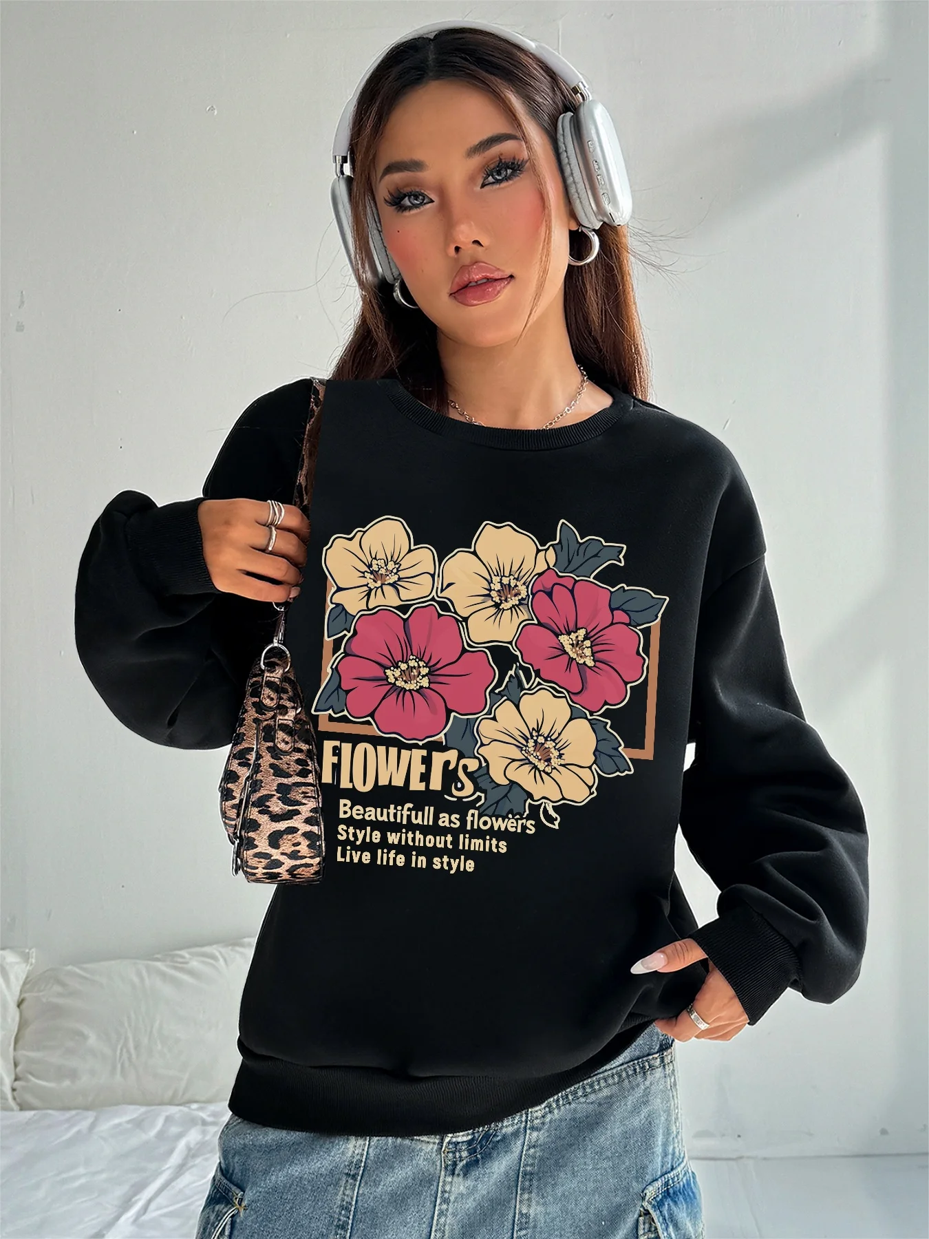 Casual Hoodies Long Sleeve Pullovers For 2024 Autumn Korean Fashion Slim Women Tops T-shirt Tee Keep Warm Bottoming Female Cloth