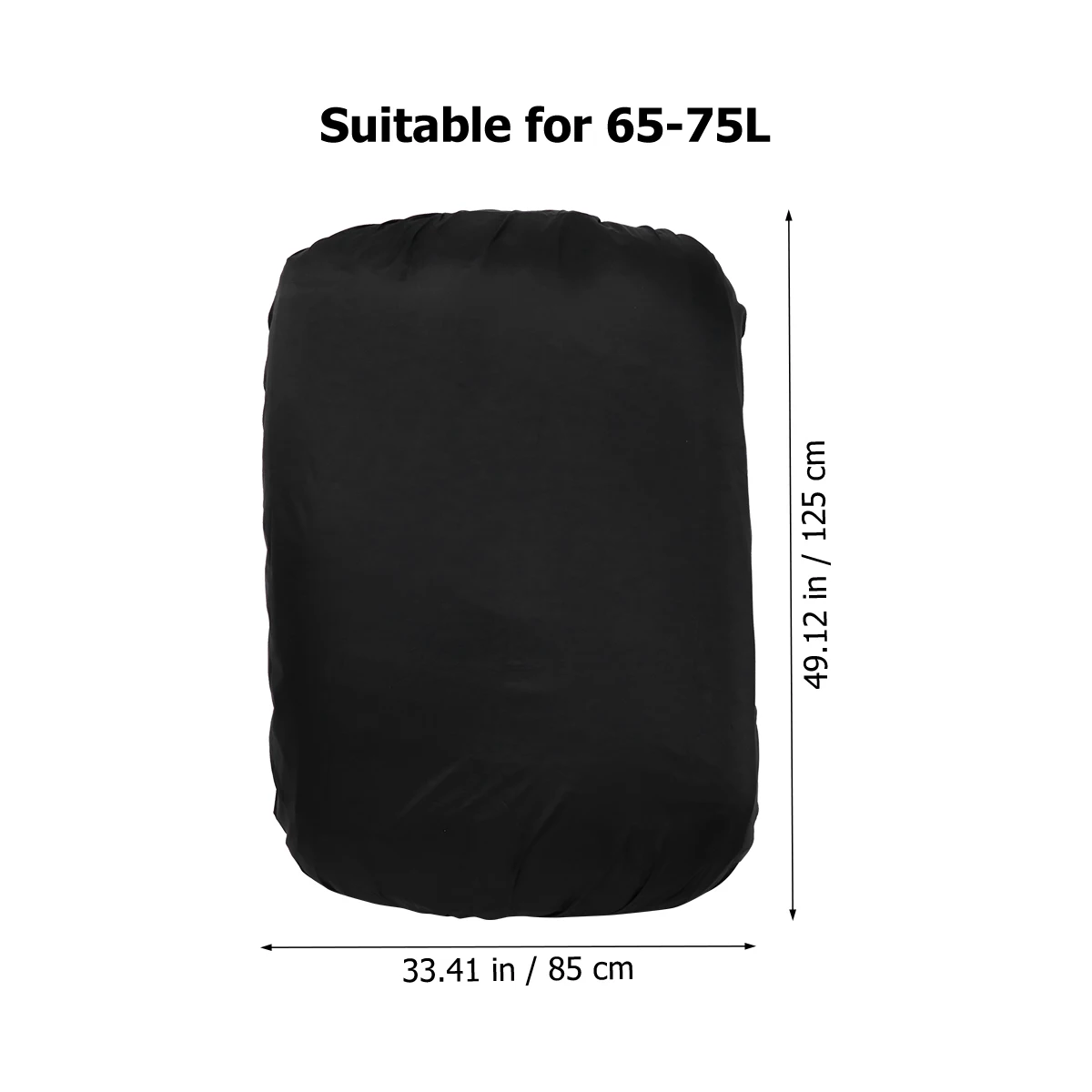 

Rain Cover Large Backpack 190T Polyester Portable Travel Trip Dust Proof Water Resistant Lightweight Storage Hood