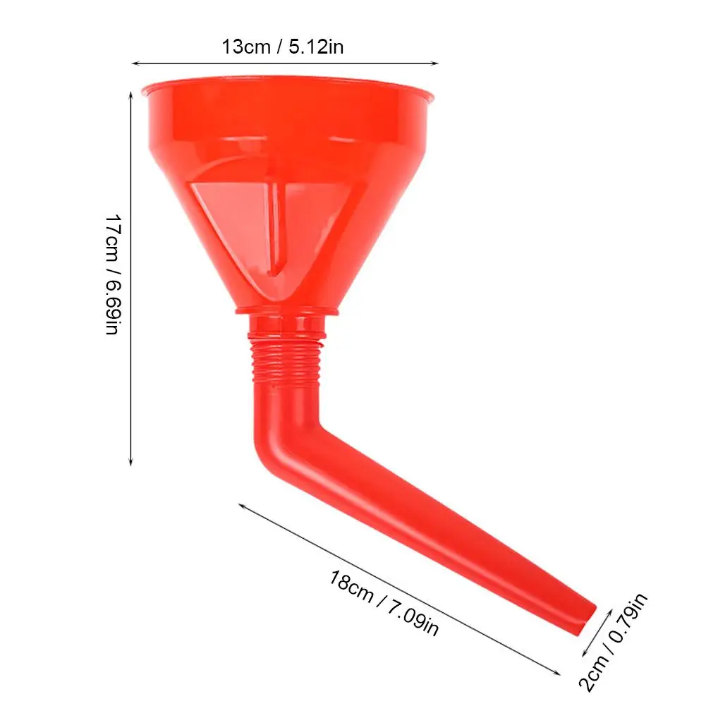 Refueling Funnel with Filter Motorcycle Refuel Engine Oil Funnel Moto Car Long Mouth Funnels Car Repair Filling Tools view 6