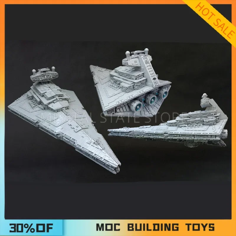 15310 pçs personalizado moc imperial destroyer isd blocos de construção tecnologia tijolos montagem criativa educação brinquedos presente do feriado