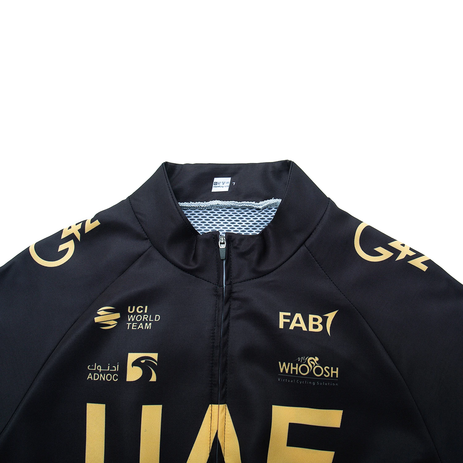 New Gold Windproof Cycling Clothing UAE Team Cycling Jersey Men Mtb Road Bike Maillot Ropa Ciclismo Breathable Bicycle tShirt