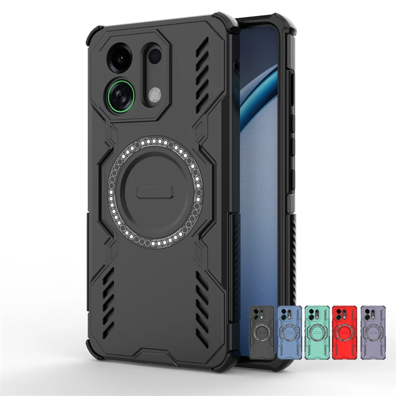 حافظة لهاتف اوبو K13 توربو برو ممن لهم K13 توربو برو مضادة للخبط امتزاز مغناطيسي غطاء شحن لاسلكي لهاتف اوبو K13 توربو برو #1