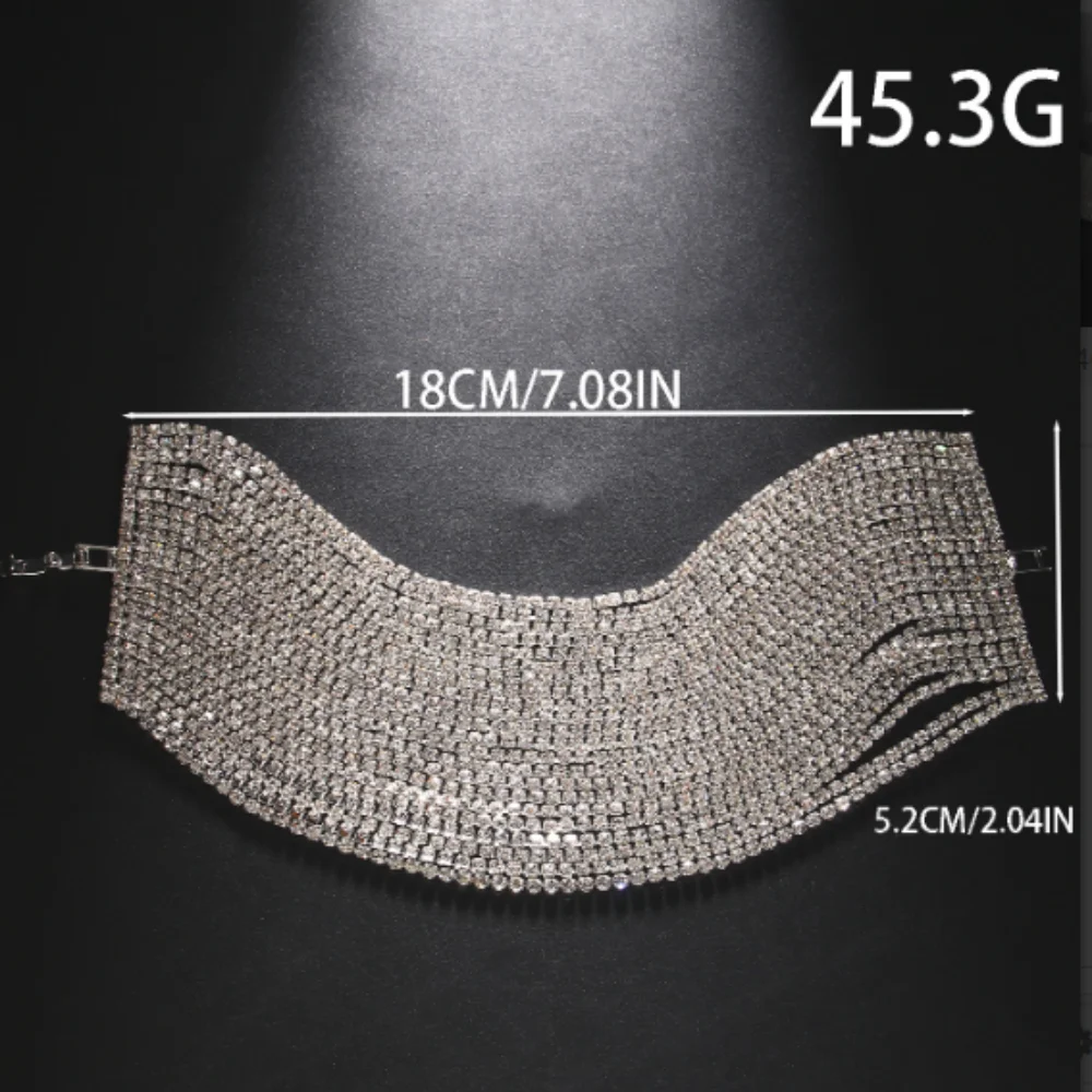 2024 New Elegant Multilayer Rhinestone Bracelet Wedding for Women Fashion Jewelry Crystal Hand Chain Bracelet Birthday Gifts