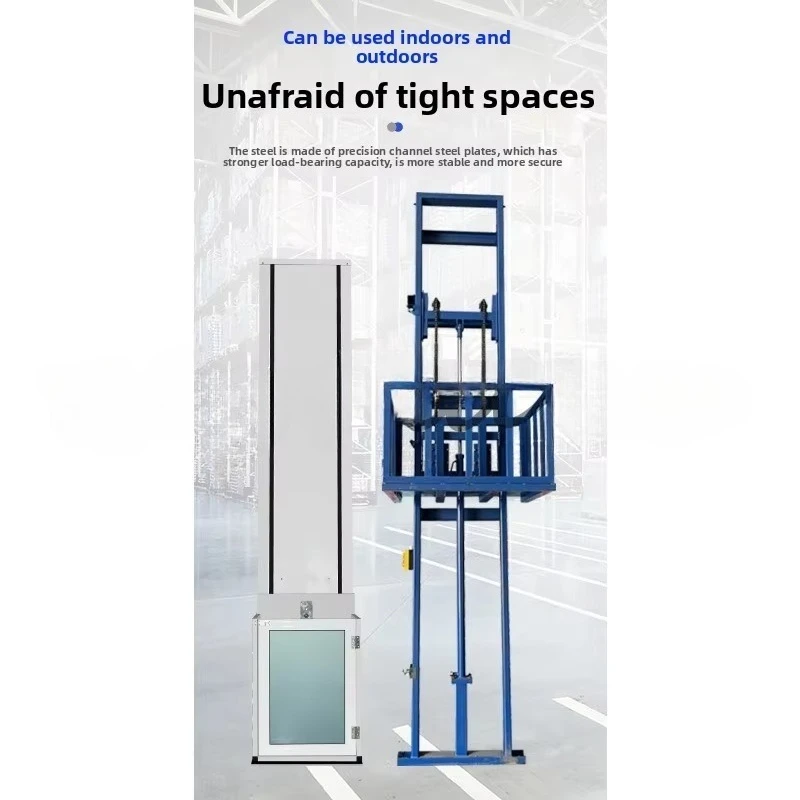 2-5 Story Hydraulic Household Elevator, Villa Attic Small Lift, Home and Freight Dual-use Elevator