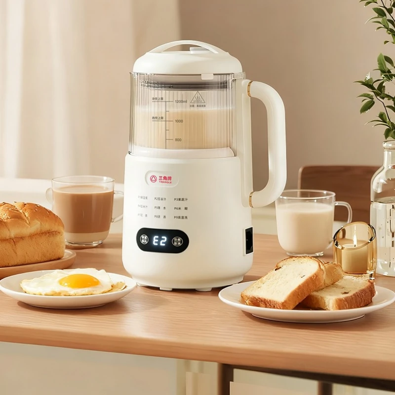 Máquina de leche de soja de marca triangular, cubierta de aislamiento acústico, interruptor de pared automático, jugo, 2025, nuevo, silencioso, sin escoria, pequeño DX