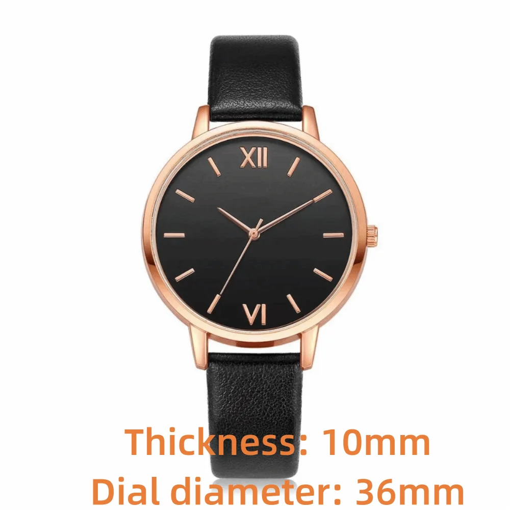 New Foreign Minimalist Set Quartz Watch Trendy PU Strap Women's Watch