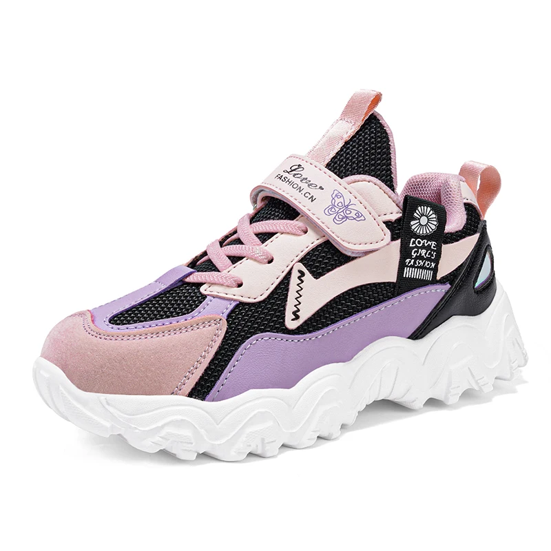 

Girls Sneakers Kids Summer Light Mesh Casual Shoes Children Autumn Breathable Tenis Cute Sport Female Pink Girls Running Shoes