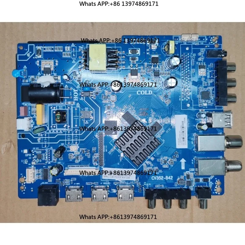 CV352-B42 LED three in one WiFi network TV motherboard, tested and photographed, for 74--82V 300MA