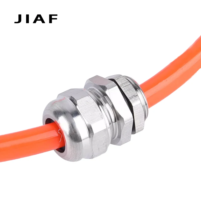 1PCS Waterproof Cable Gland 304 Stainless Steel Glands IP68 PG7 M12 Cable Joint PG13.5 M20*1.5 Cable Fixing Seal Joint