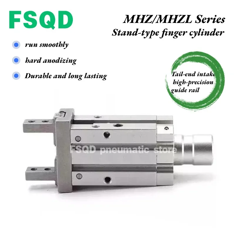 

MHZ2-10SM MHZ2-16SM MHZL2-16SM MHZ2-10SK/16/SM-SE FSQD Platform-type single-action tail-inlet pneumatic finger cylinderMHZseries