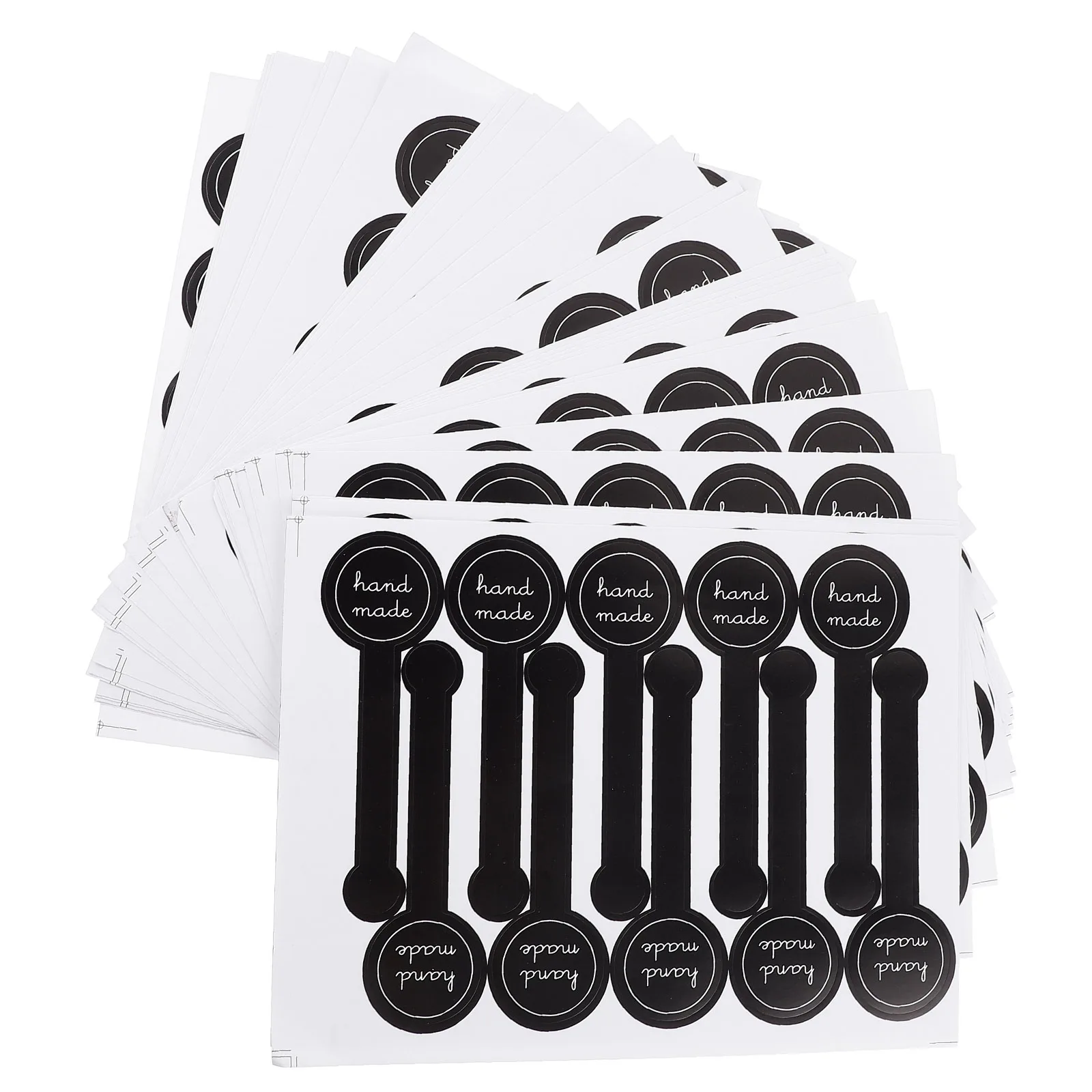 

30 Sheets Handmade Sealing Stickers Self-Adhesive Labels For Gift Packaging Bakery Cookie Cake Box Label Strip Seal