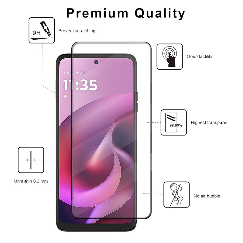 1/2/3/4 قطعة ل Moto G 2026 الزجاج موتورولا موتو G 2026 الزجاج المقسى واقية غطاء كامل الغراء 9H واقي للشاشة موتو G 2026