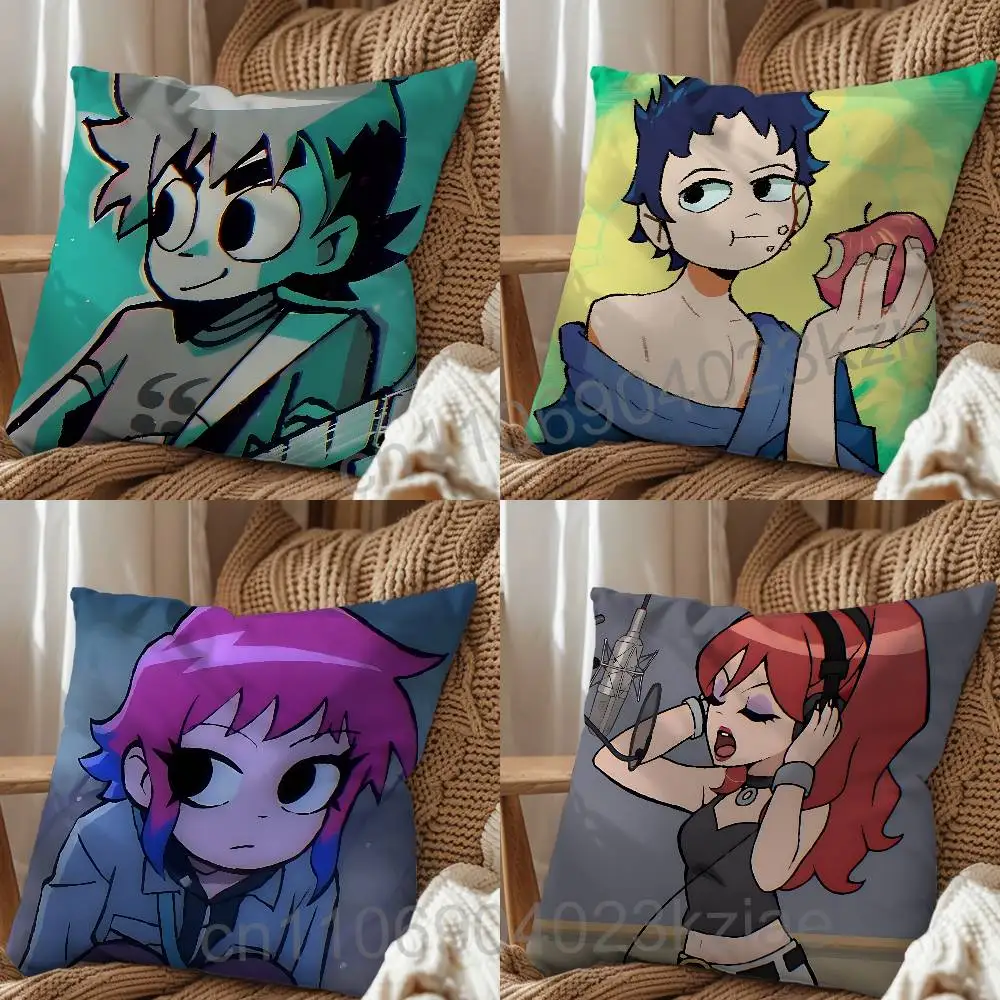 

game Envy Adams Scott Pilgrim Pillow Case Pillow Case Living Room Sofa Cushion Cover Suitable For Home Bedroom Room Decoration