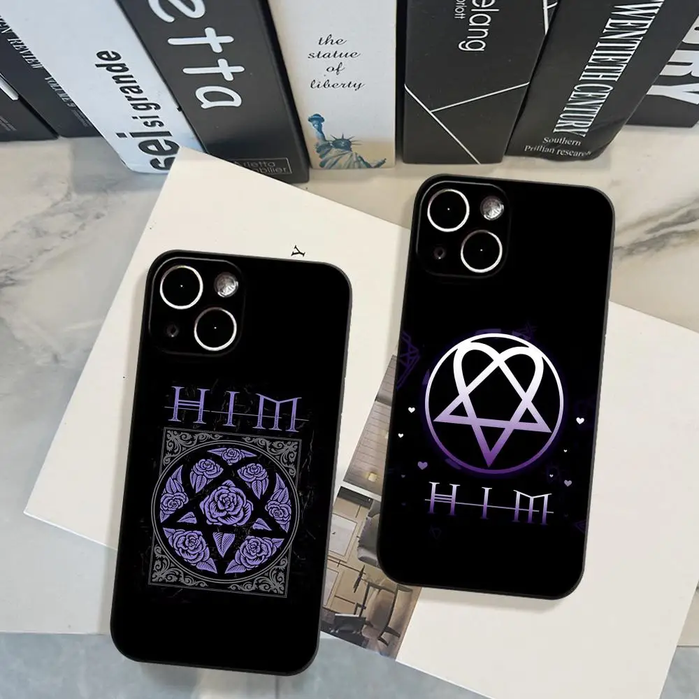 Music H-HIM Phone Case For iPhone 17 16 15 14 13 Pro Max Air Hard Matte Shockproof Cover