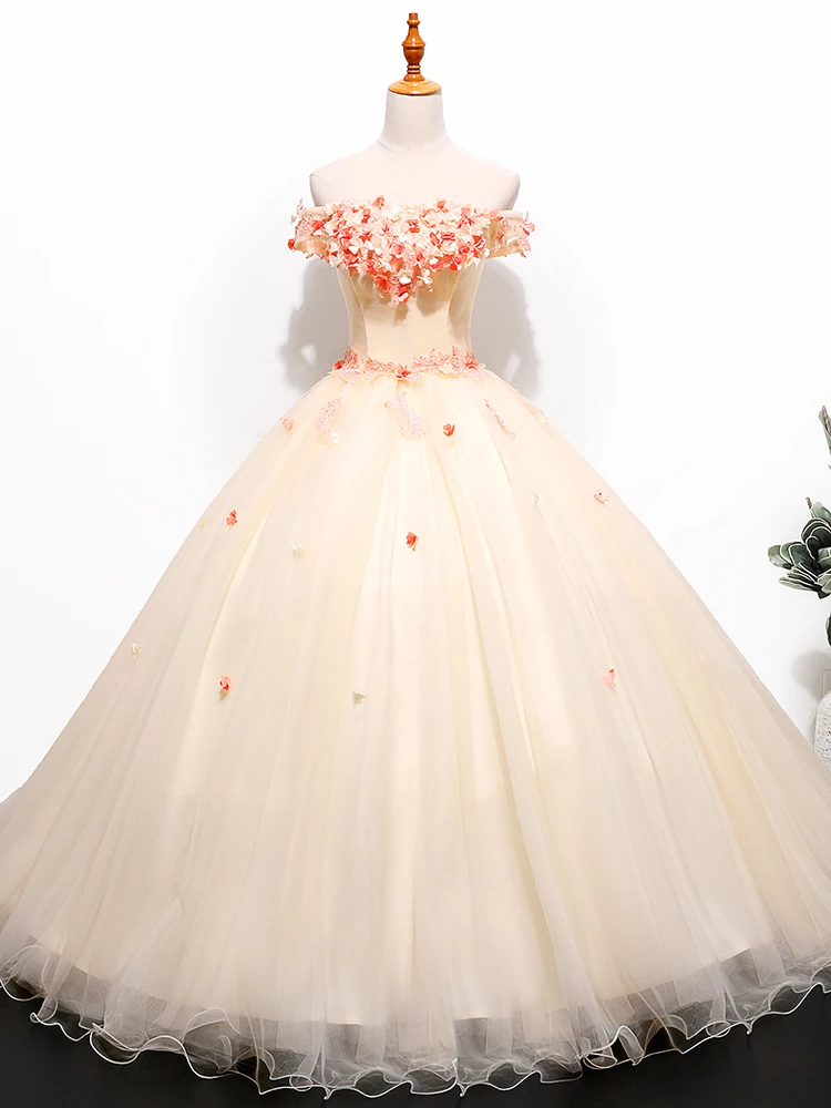 Sonhar Vestidos słodkie sukienki imprezowe 15 sukienek na quinceanera suknia balowa elegancka Off The Shoulder 15-letnia sukienka dostosowana