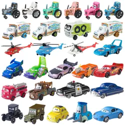 Cars Disney Pixar Cars Toy Lightning McQueen Jackson Storm Mater Sally Sheriff 1:55 Diecast Model Car Toy Children Birthday Gift