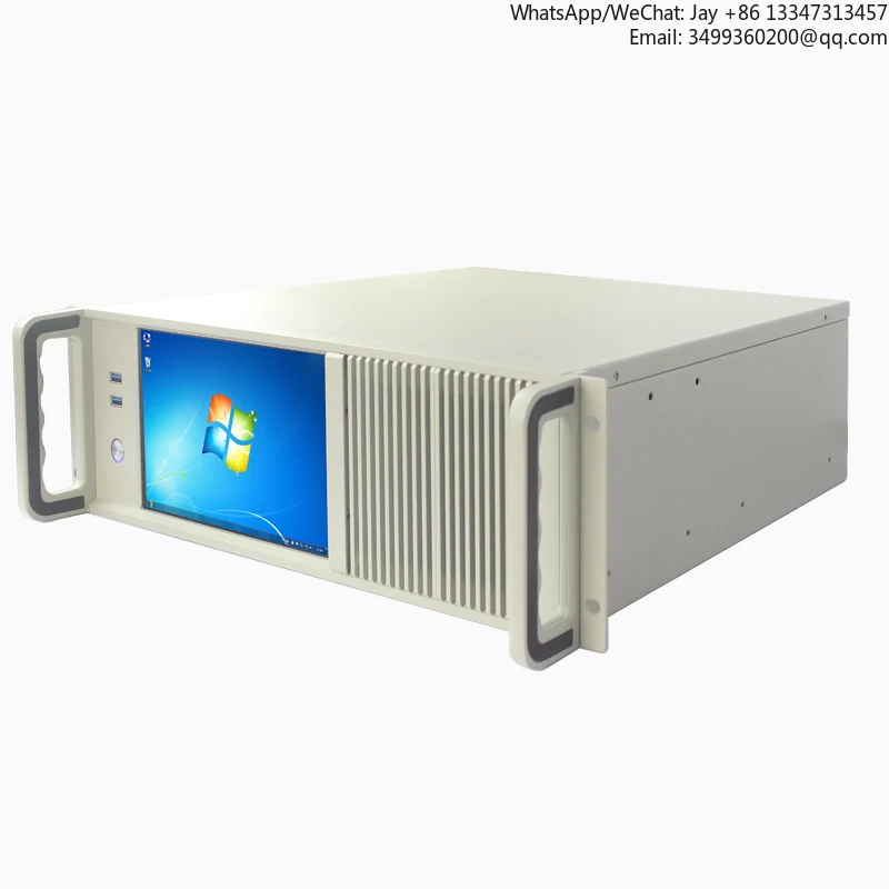 

Aluminium 3U Rackmount Server Chassis With LCD Display New Stock For ATX ITX MATX Mainboard