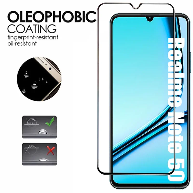 5PCS HD Tempered Glass For Realme Note 50 GT 2 Pro 5 Screen Protector For Realme GT Neo 5 SE 3T 3 2T 2 5G Master Edition Glass