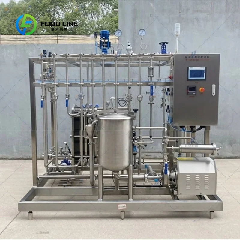 Industrial Stainless Steel Plate Pasteurizer Continuous Sterilization Equipment for Dairy and Juice Liquid Food