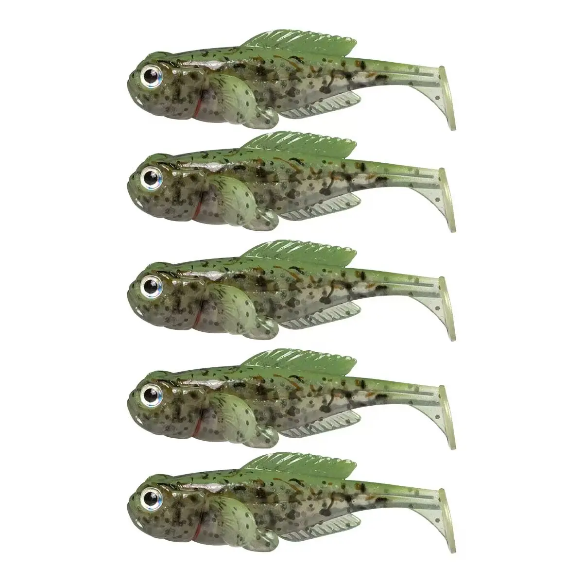 5 teile/paket Grundel Paddel Weichen Köder 80mm 9,5g Neue Swimbait Ultra Realistische Design Fisch Köder Feinste Detaillierte softbait Angeln Locken