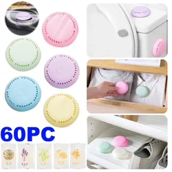 3Pcs Toilet Aromatherapy Fragrance Lasting Solid Air Freshener Bedroom Wardrobe Car Home Household Round Fresher