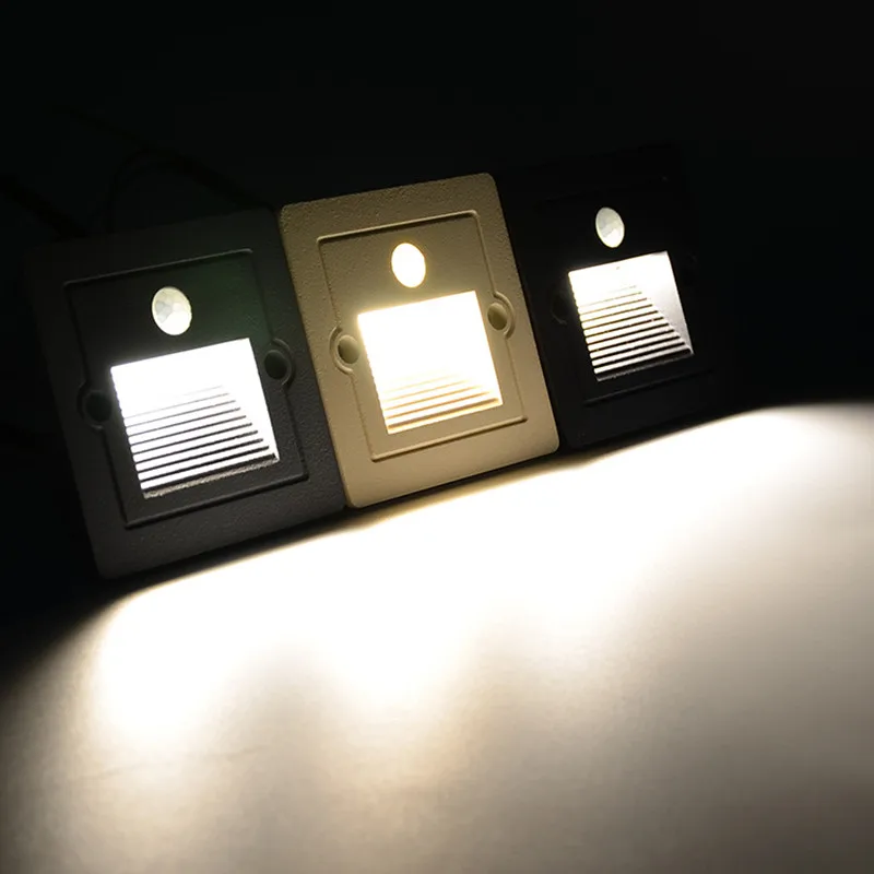 Imagem -05 - Led Incorporado Cob Staair Sensing Night Light Human Sensing Light Iluminação Interior e Exterior Ip65 Impermeável tipo 86