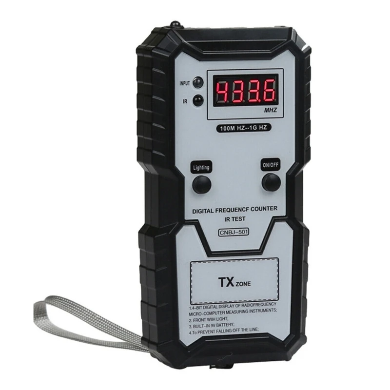 Car Remote Keys InfraredFrequency Tester 100M-1GHZ 4Bit Digital Electronic InfraredFrequence Counter Test Dropshipping