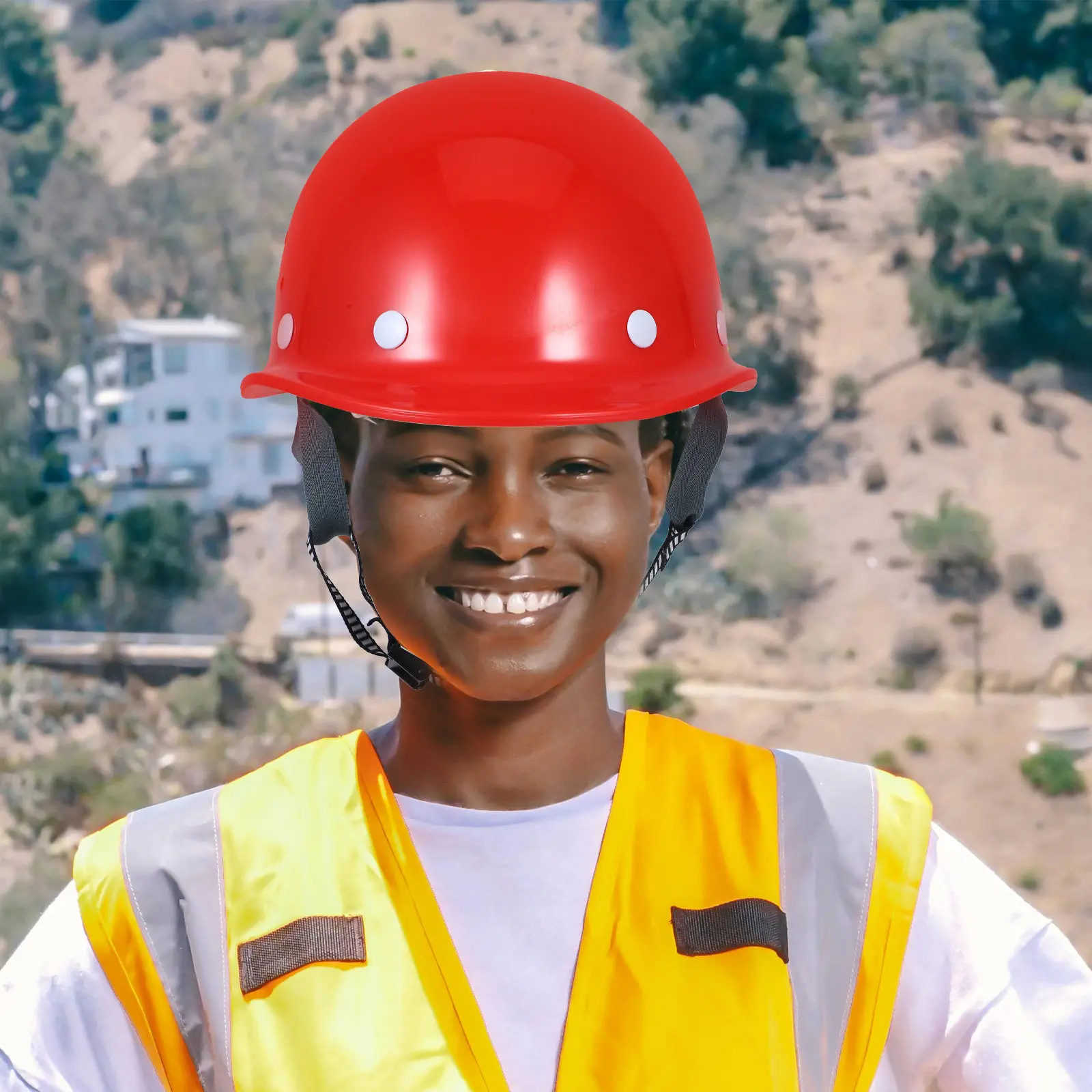 

High-Strength ABS Safety Breathable Construction Electrical Work Insulation Hard Hat Protective Caps for Men Outdoor Bump