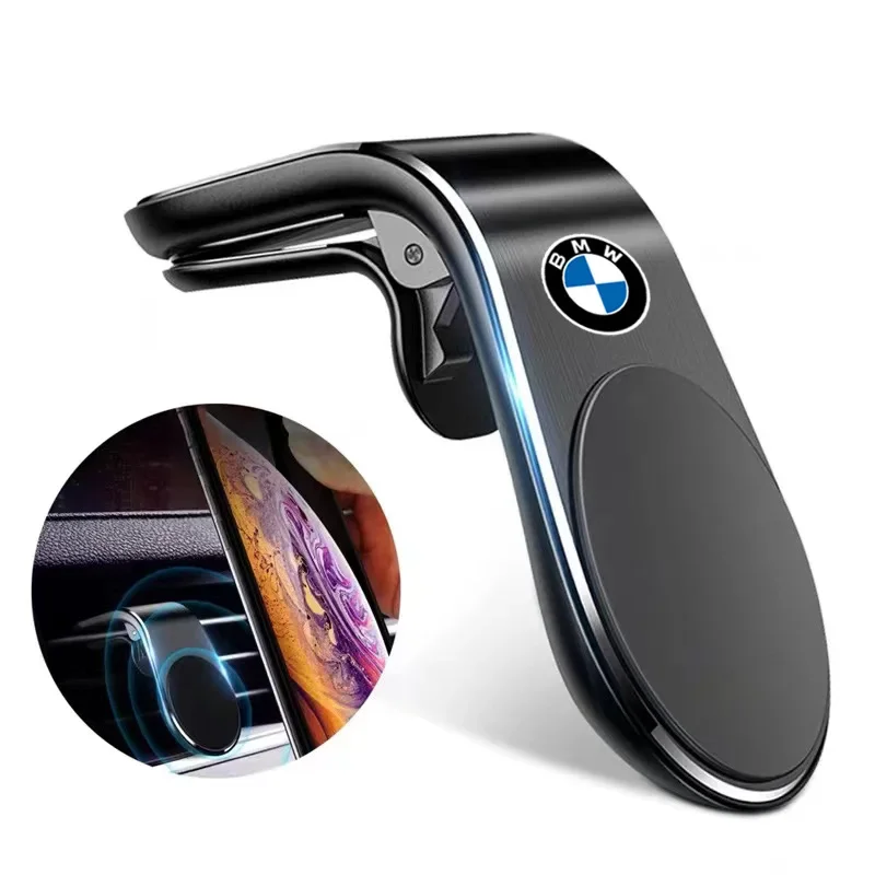 Magnetic Car Phone Holder in Car Phone Stand Clip Mount for BMW M Performance E46 E49 F30 F80 E36 E46 E93 E92 F34 F31 Z4 X7 G20