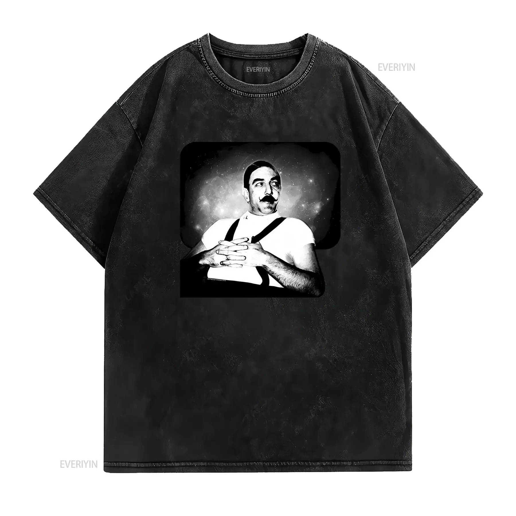 Men'S Albert Finney as Hercule Poirot 1974 Vintage Movie T Shirt Classic Detective Retro Cinema for Agatha Christie Fans