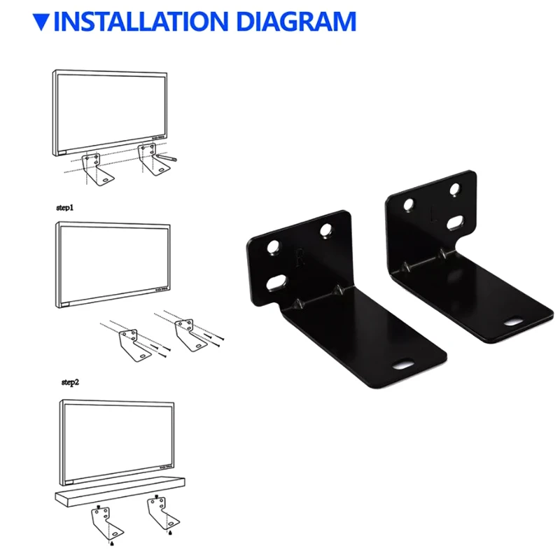 Braket pemasangan Kit pemasangan di dinding untuk WB-300 300 Sentuh suara Soundbar, 500 Soundbar 700 / 900