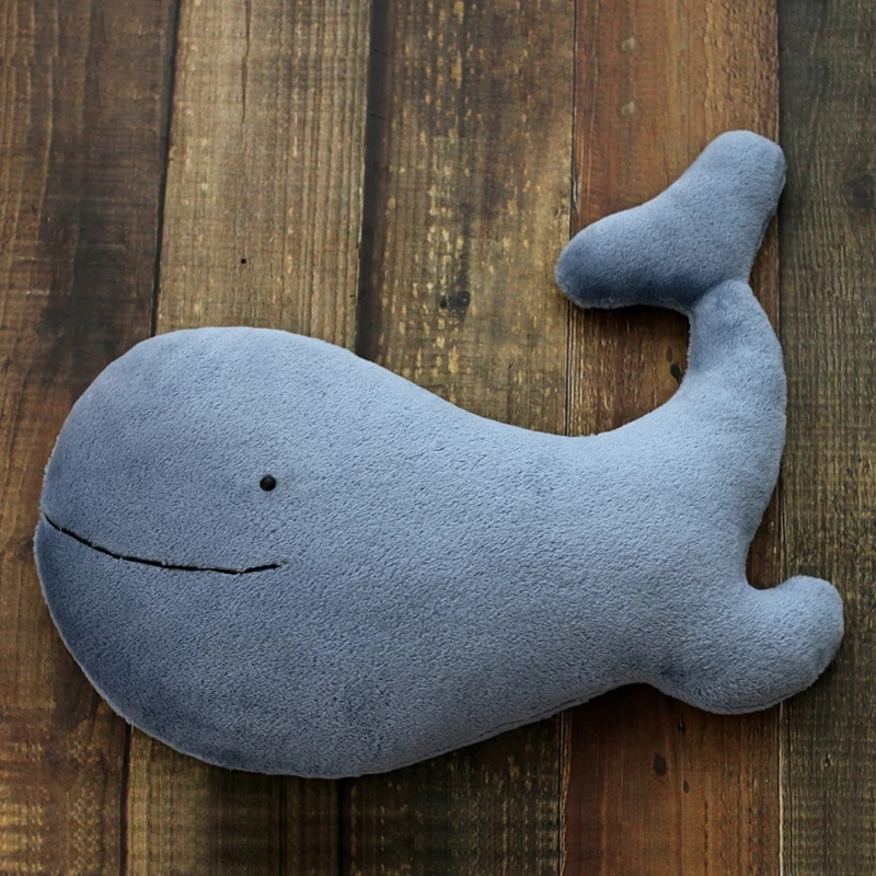 Y1UB Cartoon Big Shaped Posing Pillow Whale Photography Support Pillow Posture Props for Newborn Photo Shoots