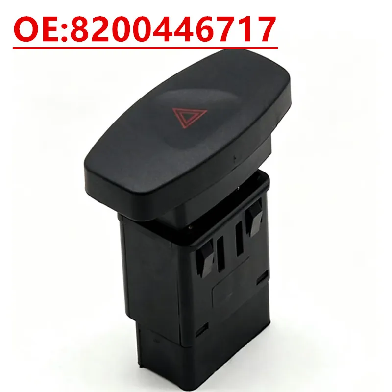 Hazard Warning Light Switch 8200446717 Fit For Renault Clio II Duster Symbol Dacia Logan Sandero 1998-2021 L& RHD