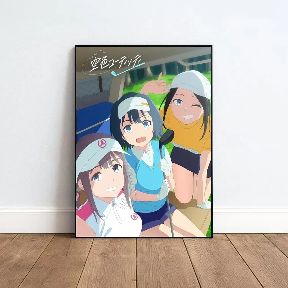 Cute Golf Anime S-Sorairo Utility Poster Indoor & Outdoor Wall Decor for Young Collectors