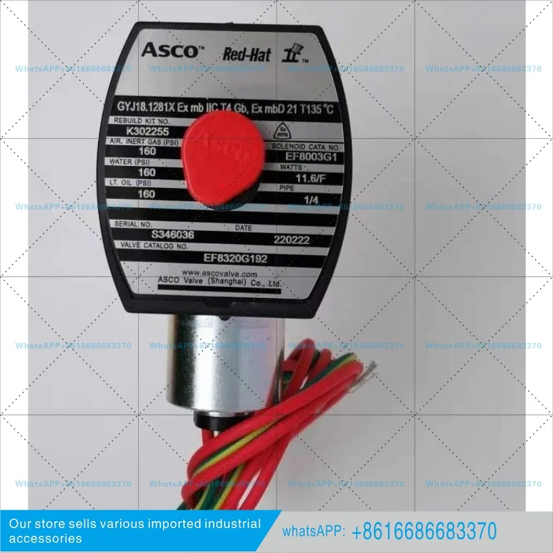 2-Position 3-way solenoid valve explosion-proof 8320 series EF8320G182