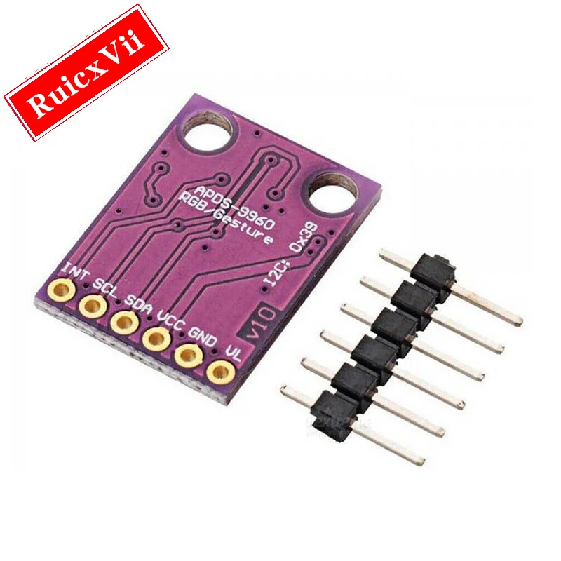 10PCS RGB Gesture Sensor APDS-9960 ADPS 9960 for arduino I2C Interface 3.3V Detectoin Proximity Sensing Color UV Filter