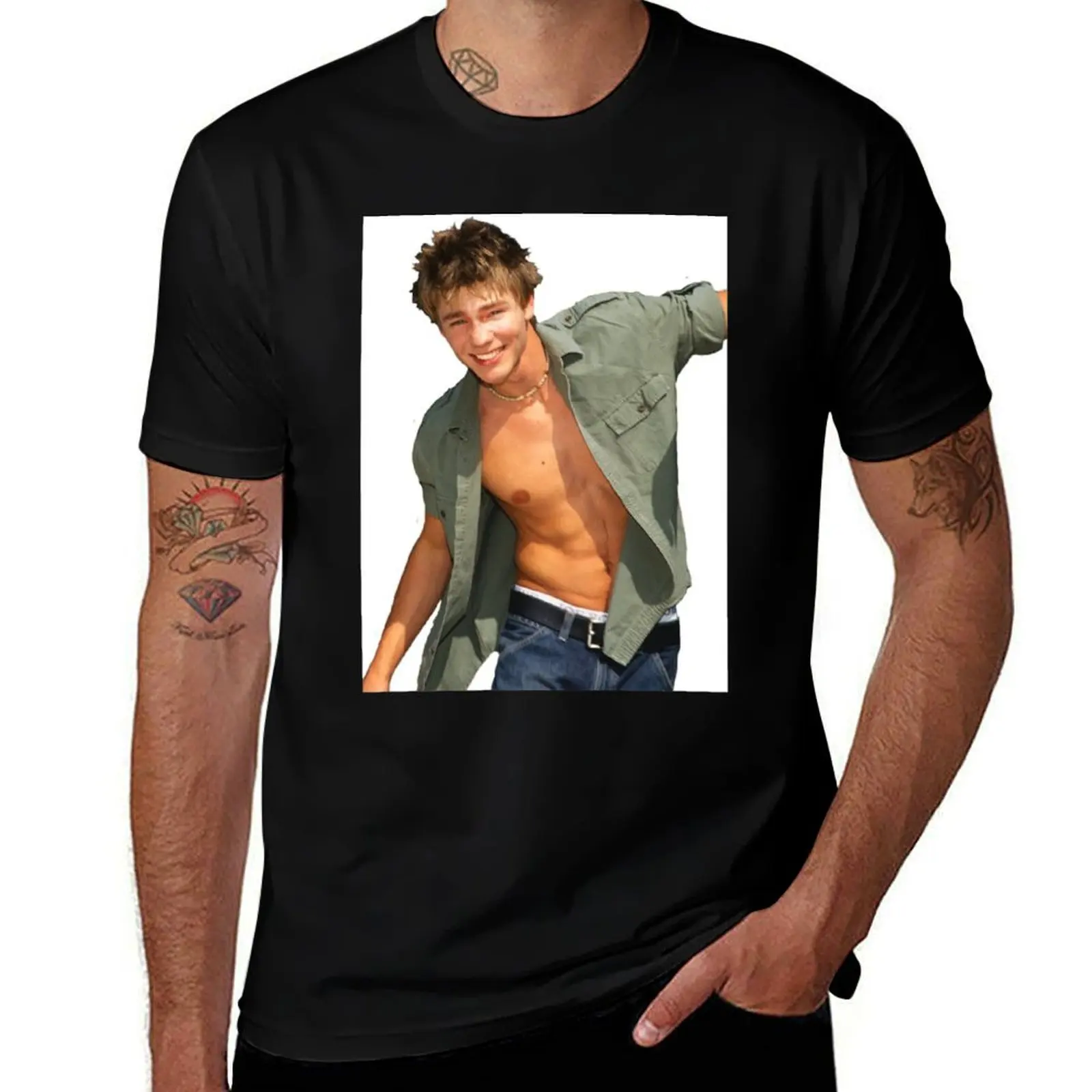 

Chad Michael Murray T-Shirt t shirts for man pack white cotton t shirts man 100% cotton tshirt 100% T-Shirt