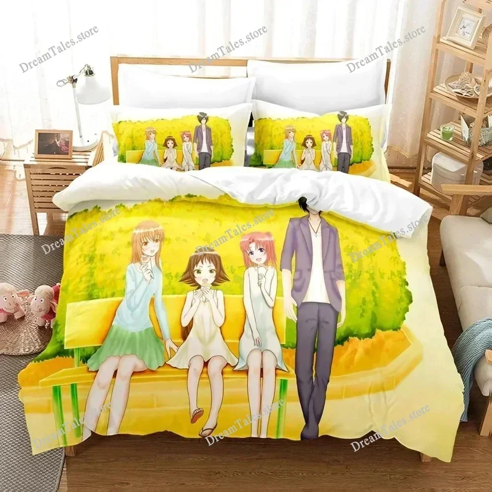 Engaged To The Unidentified Cartoon Poster Sheets Quilt Covers Bedding Dormitory Sheets Bedding Set Soft Warm Bedding Set592FQH