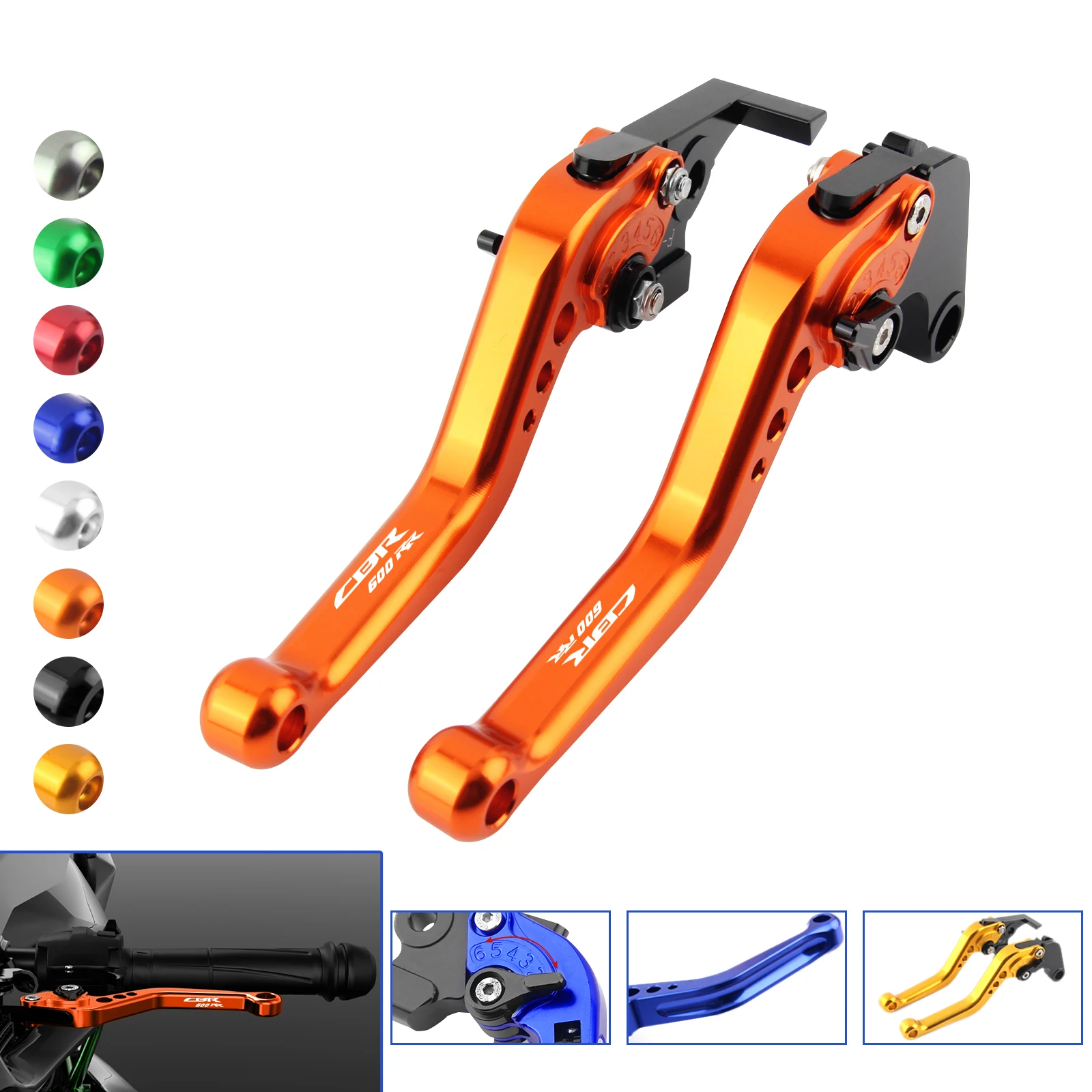 Motorcycle Accessories Short Brake Clutch Lever Handles For HONDA CBR600RR 2003 2004 2005 2006