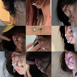 C-Vorm Oorclips Voor Vrouwen Meisjes Unisex Minimalistische Mode Kraakbeen Oorringen Sets Oor Manchet Nep Piercing Clip Op Oorbel