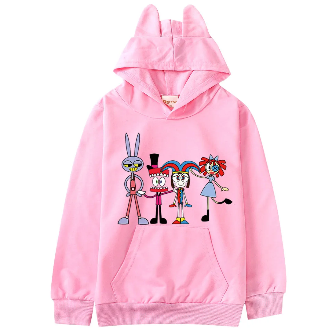 2024 Game Cartoon Circo Digital Ropa Hoodie Kids Jax Pomni Sweatshirt Girls Casual Long Sleeve Outwear Boys Coats Unisex Clothes