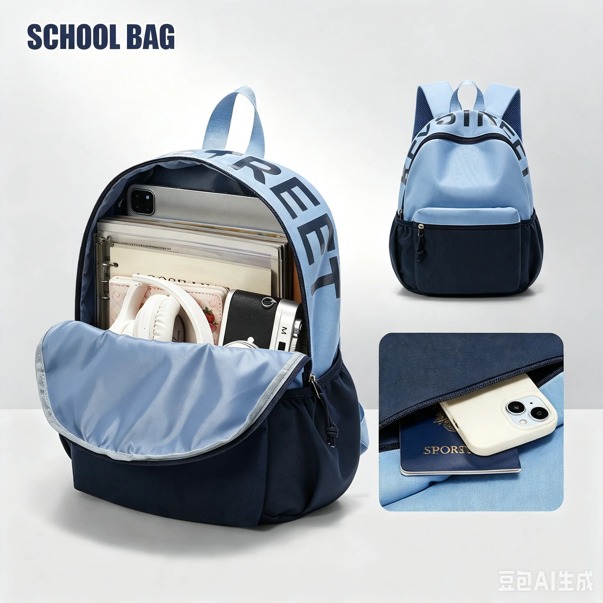 Backpack Kindergarten Girls Boys Children's Daycare Backpack Girl Cute Mimi School Bag，Preschool Kid School Bags For 2-5 Years