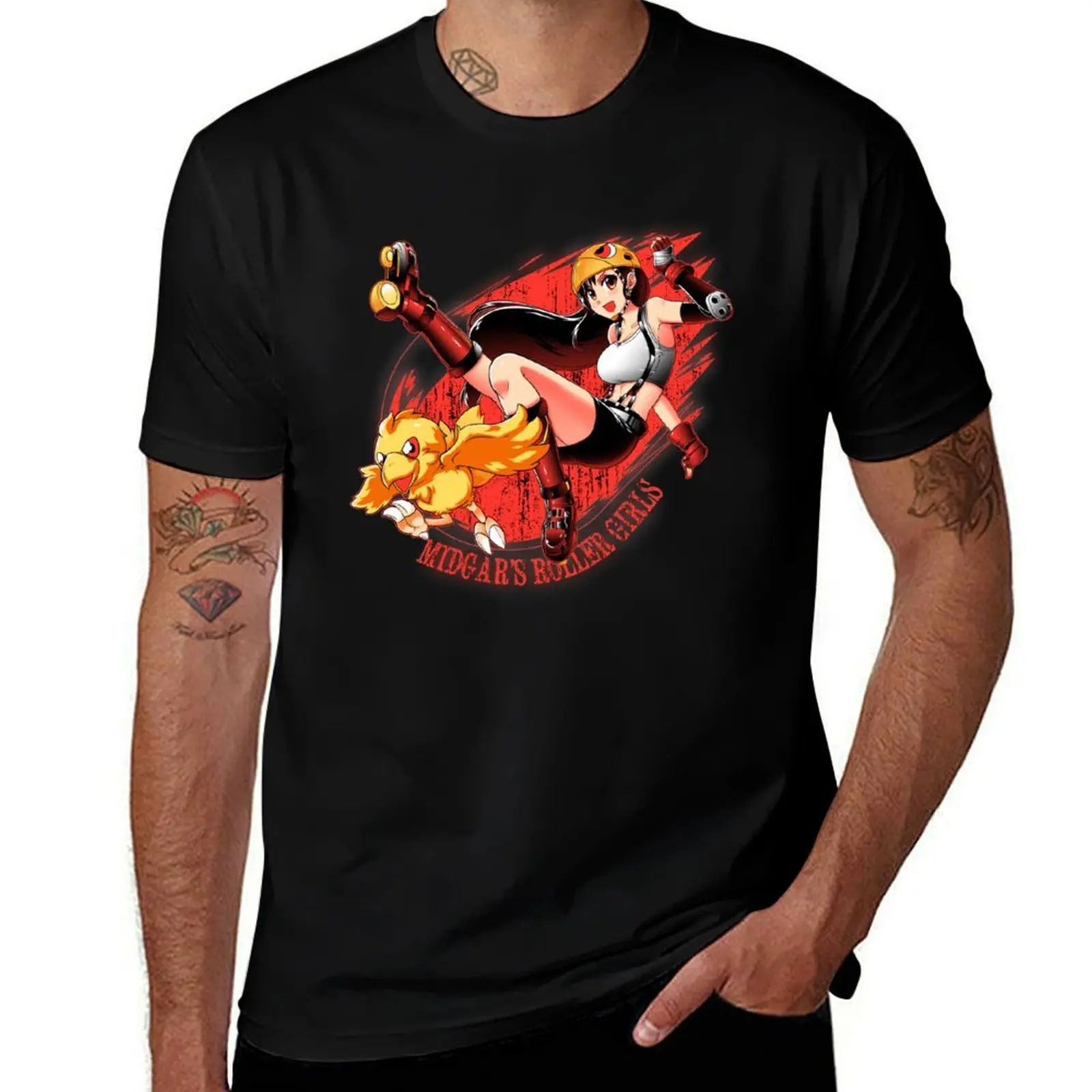 

Midgar's roller girls! T-Shirt cotton t shirt man t shirts for man cotton T-Shirt