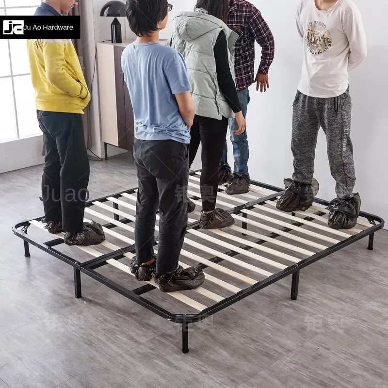 Foldable Wall Bed Frame Reinforced Assembly Hardware Invisible Furniture Soft Bed Slats for Space Saving Home Office Bedroom