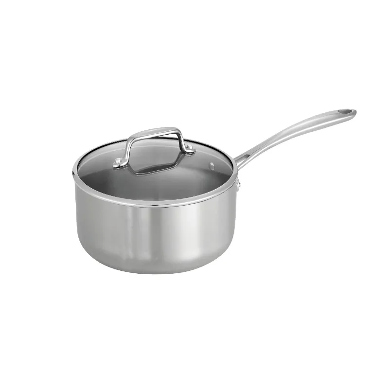 

Clad 3 Qt Covered Stainless Steel Sauce Pan