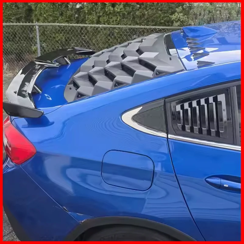 Car Styling For Chevrolet Cruze 2016-2019 Rear Triangular Window Blind Shades Louver Vent Cover Trim Decorative Auto Accessories