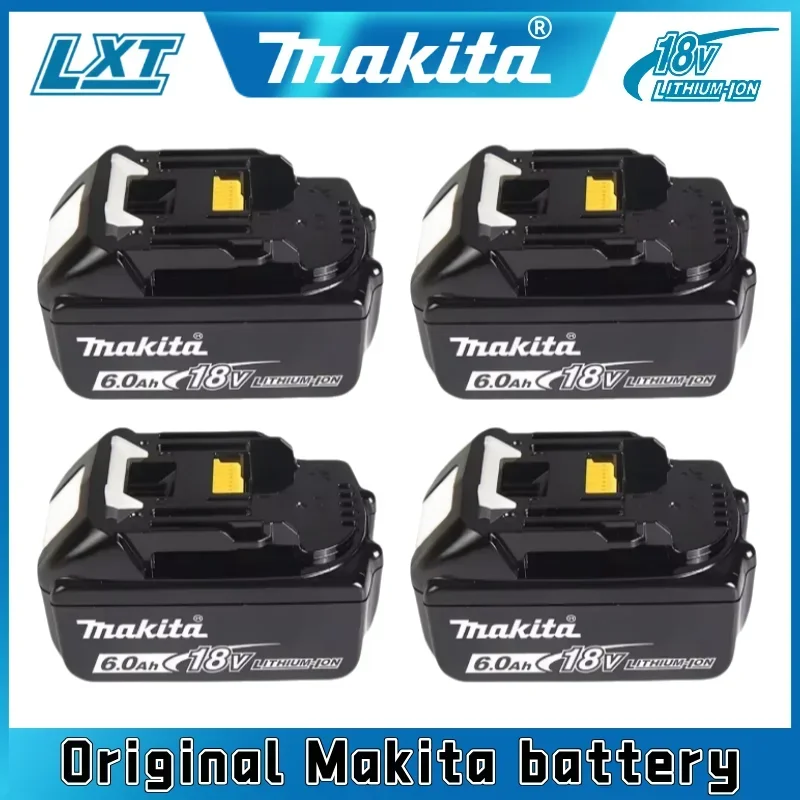 

New 100% Original Makita 6000mAh 18V for Makita Power Tool Battery BL1860 18V 6.0Ah Battery BL1840 18V Battery BL1830 BL1815
